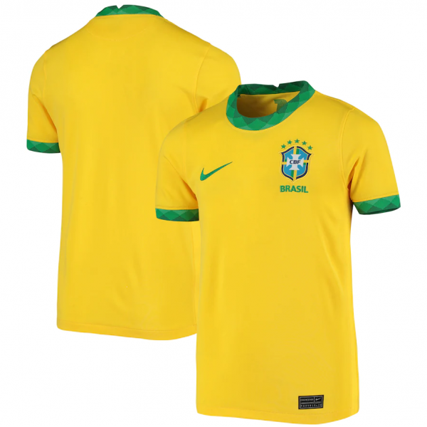 Brazil Men Home Jersey 2021 (Customizable)